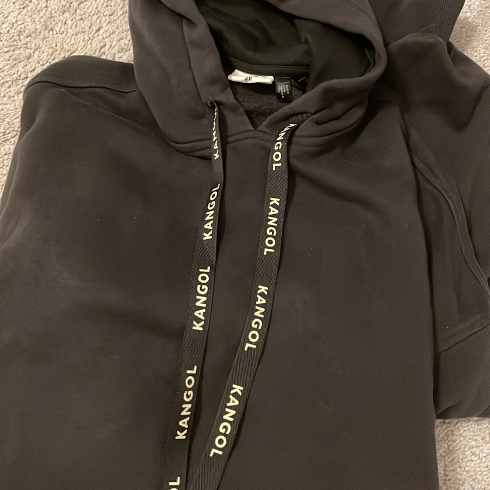oversized kangol x h & m hoodie